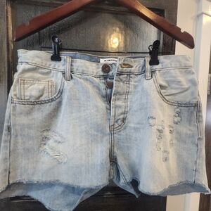 One Teaspoon Light Blue Jean Shorts